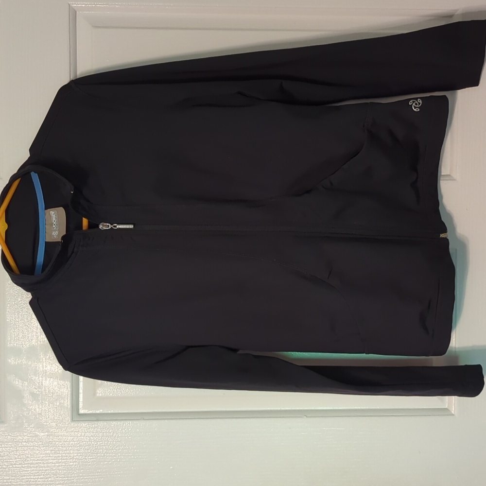 Jockey Sport woman's black workout jacket